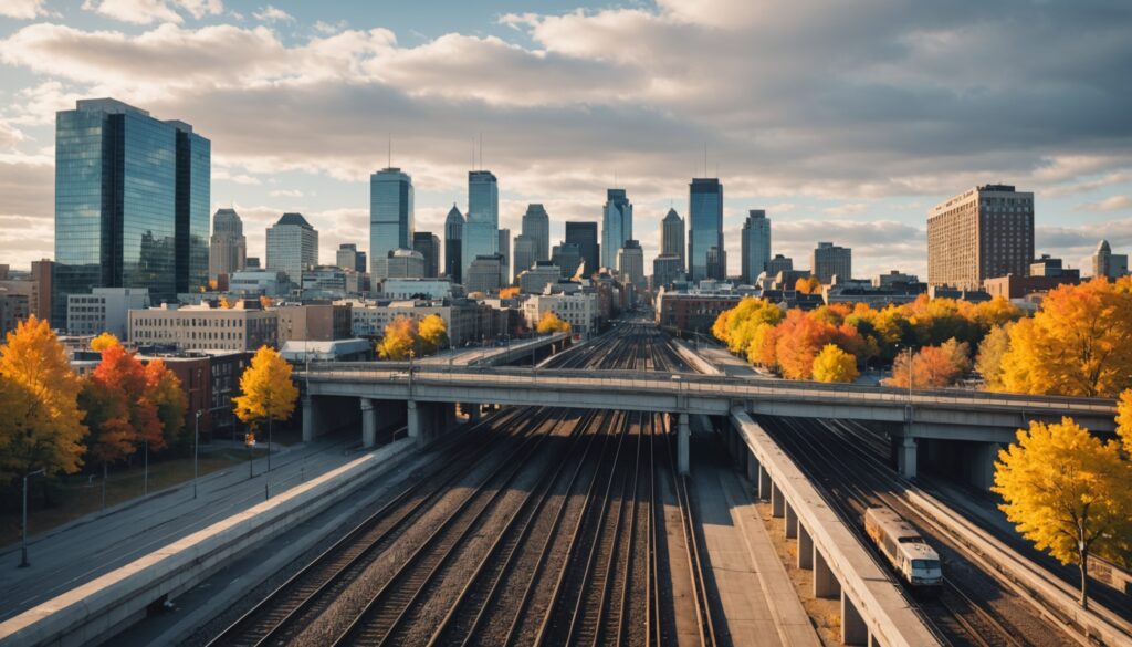 Passage souterrain envisagé pour remplacer un viaduc urbain à Montréal
