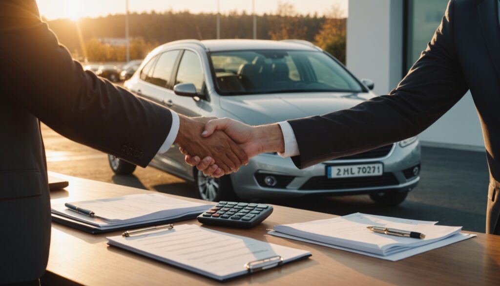 Achat d'un véhicule financé par un crédit auto chez un concessionnaire